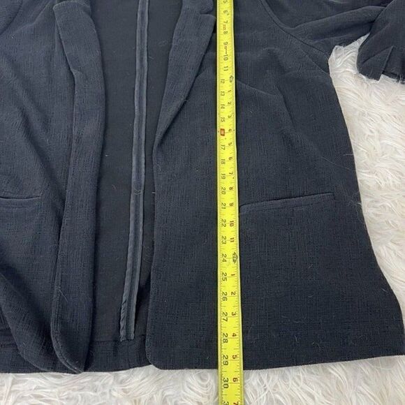 New Look Curve Women's Open Front Textured Black Cardigan/Blazer Plus Size 16 - Picture 5 of 11